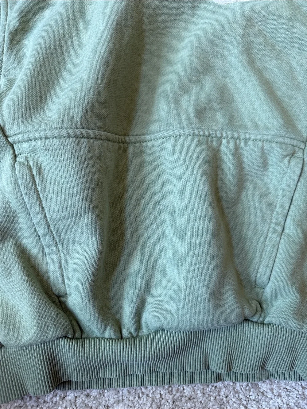 Nike Green Pullover Hoodie with White Swoosh